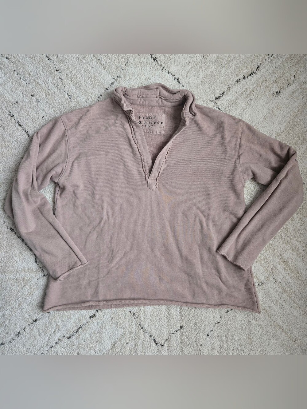 Frank & Eileen Women's Long Sleeve Pullover Sweater - Taupe / Light Brown